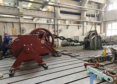 現代尾浦船廠甲板機械設備成功交付，助力大船產業工具公司拓展高端裝備業務